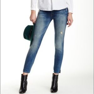 Mother Rough It Up Cut Jeans